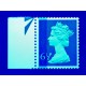 GB Machin SG X872 6 1/2p Greenish-blue FCP CB Displaced Band U/M