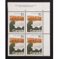 Canada 594 Plate Block UR VF MNH