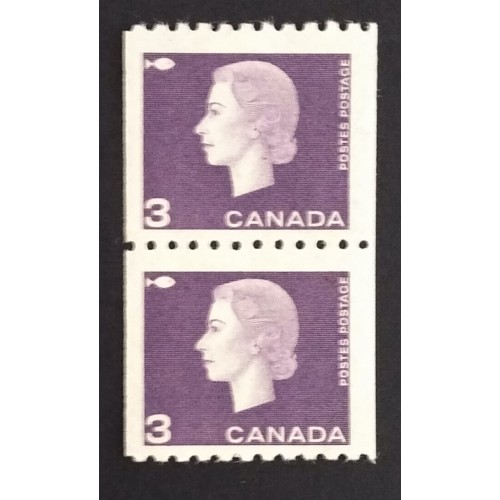 Canada 407 Pair F-VF MNH