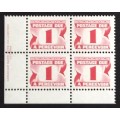 Canada J28a Plate Block LL VF MNH