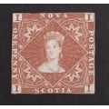 Nova Scotia 1 VF Unused (No Gum) ** See Certificate **