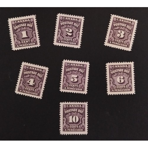 Canada J15-20 Set VF MNH