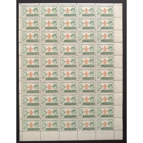Canada 356 Sheet Plate No. 2-1 VF MNH