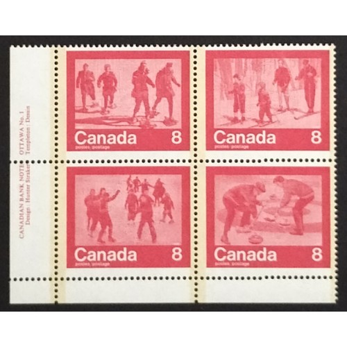 Canada 647a Plate Block LL No. 1 VF MNH