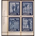 Canada 632a Plate Block LL VF MNH