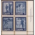 Canada 632a Plate Block LR VF MNH