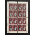 Canada 665 Plate Blocks Matched Set VF MNH