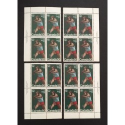 Canada 666 Plate Blocks Matched Set VF MNH
