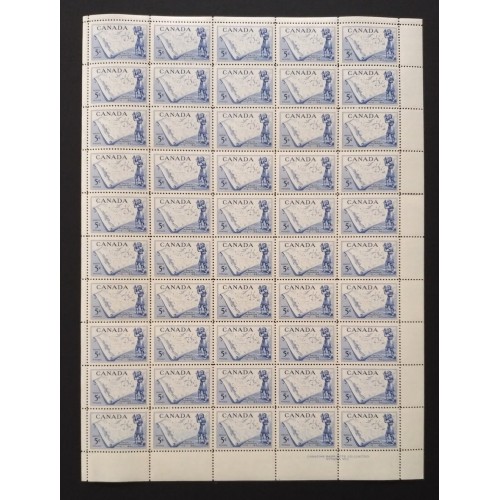 Canada 370 Sheet Plate No. 1 VF MNH
