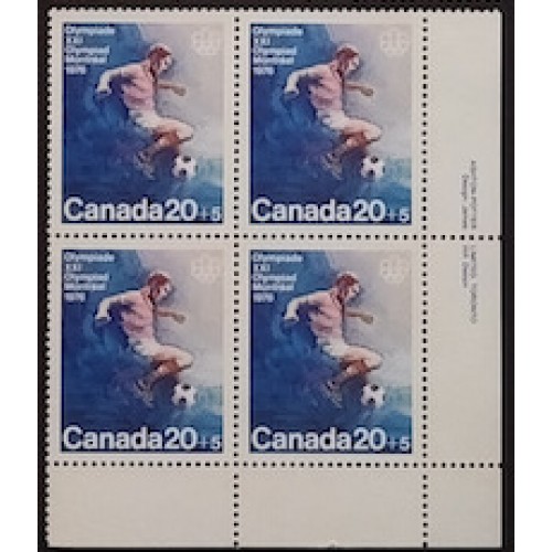 Canada B12 Plate Block LR VF MNH