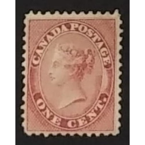 Canada 14 VF Unused (Re-gummed) ** See Certificate **