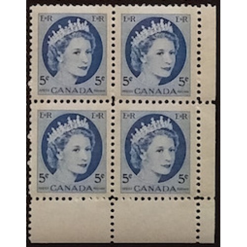 Canada 341p Corner Block LR VF MNH