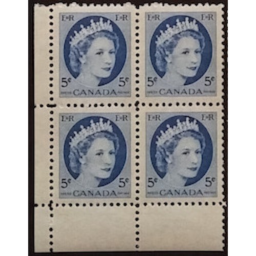 Canada 341p Corner Block LL VF MNH