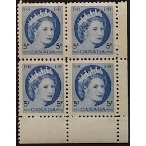 Canada 341p Corner Block LR VF MNH