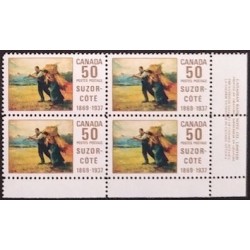 Canada 492 Plate Block LR VF MNH