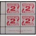 Canada J29 Plate Block LL VF MNH