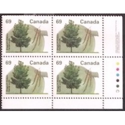 Canada 1369i Plate Block LR VF MNH