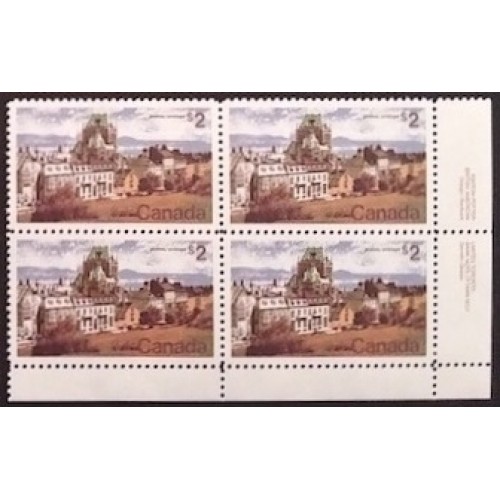 Canada 601 Plate Block LR No. 2 VF MNH