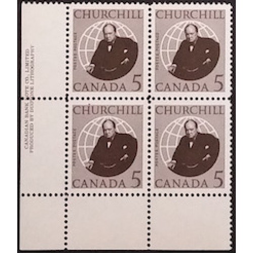 Canada 440 Plate Block LL VF MNH