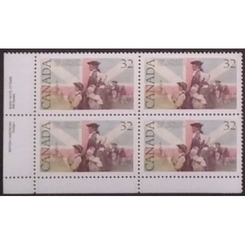 Canada 1028 Plate Block LL VF MNH
