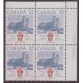Canada 1029i Plate Block UR VF MNH