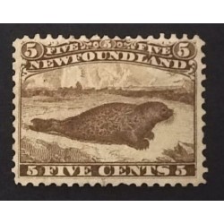 Newfoundland 25 F-VF Unused (Re-gummed) ** See Certificate **