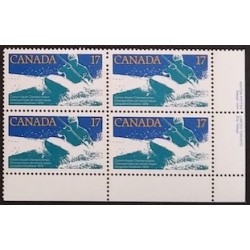 Canada 833 Plate Block LR VF MNH