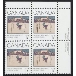 Canada 871 Plate Block UR VF MNH