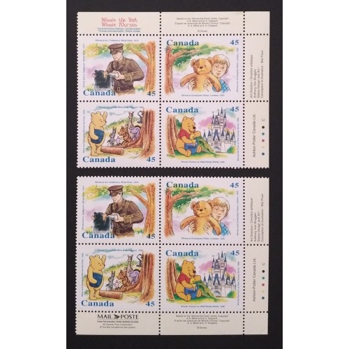 Canada 1621a Plate Blocks VF MNH