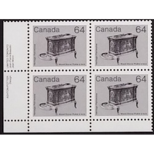 Canada 932 Plate Block LL VF MNH
