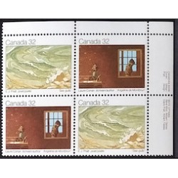 Canada 979a Plate Block UR VF MNH