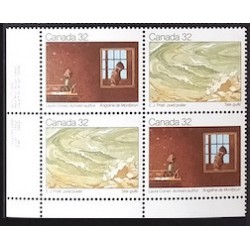 Canada 979a Plate Block LL VF MNH