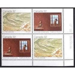Canada 979a Plate Block LR VF MNH