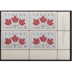 Canada 417 Plate Block LR No. 1-1 VF MNH