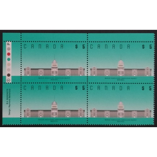 Canada 1183 Plate Block UL No. 1 VF MNH