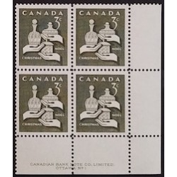 Canada 443 Plate Block LR No. 1 VF MNH