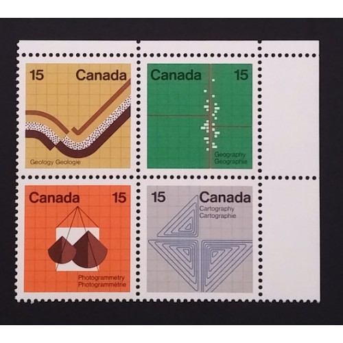 Canada 585a Corner Block UR VF MNH
