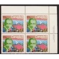 Canada 654 Plate Block UR VF MNH
