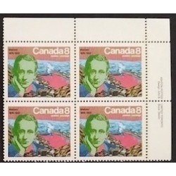 Canada 654 Plate Block UR VF MNH