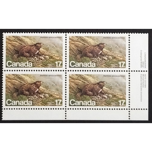 Canada 883 Plate Block LR VF MNH