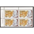 Canada 691 Plate Block UL No. 1 VF MNH