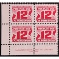 Canada J36iii Plate Block LL VF MNH