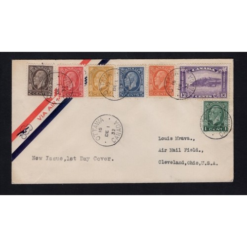 Canada 195-201 First Day Cover