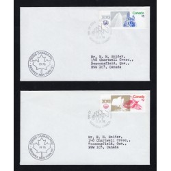 Canada 687-8 First Day Covers
