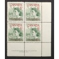 Canada 392 Plate Block LR No. 1-1 VF MNH