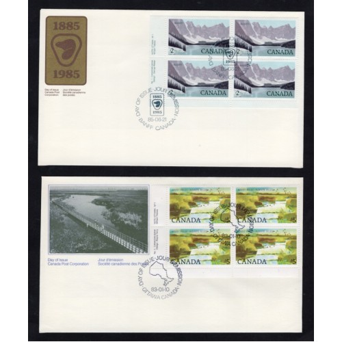 Canada 726-7|934-7 First Day Cover Set