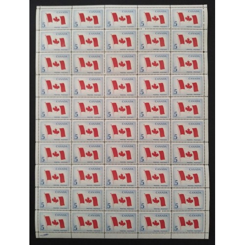 Canada 439 Sheet Field Stock MNH