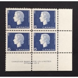 Canada 405 Plate Block LR No. 3 VF MNH