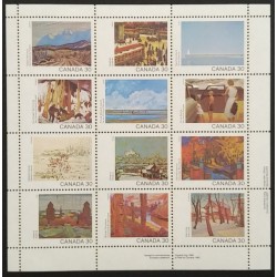 Canada 966a Mini Pane LL Inscription MNH