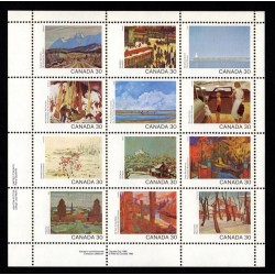 Canada 966a Mini Pane LL Inscription MNH